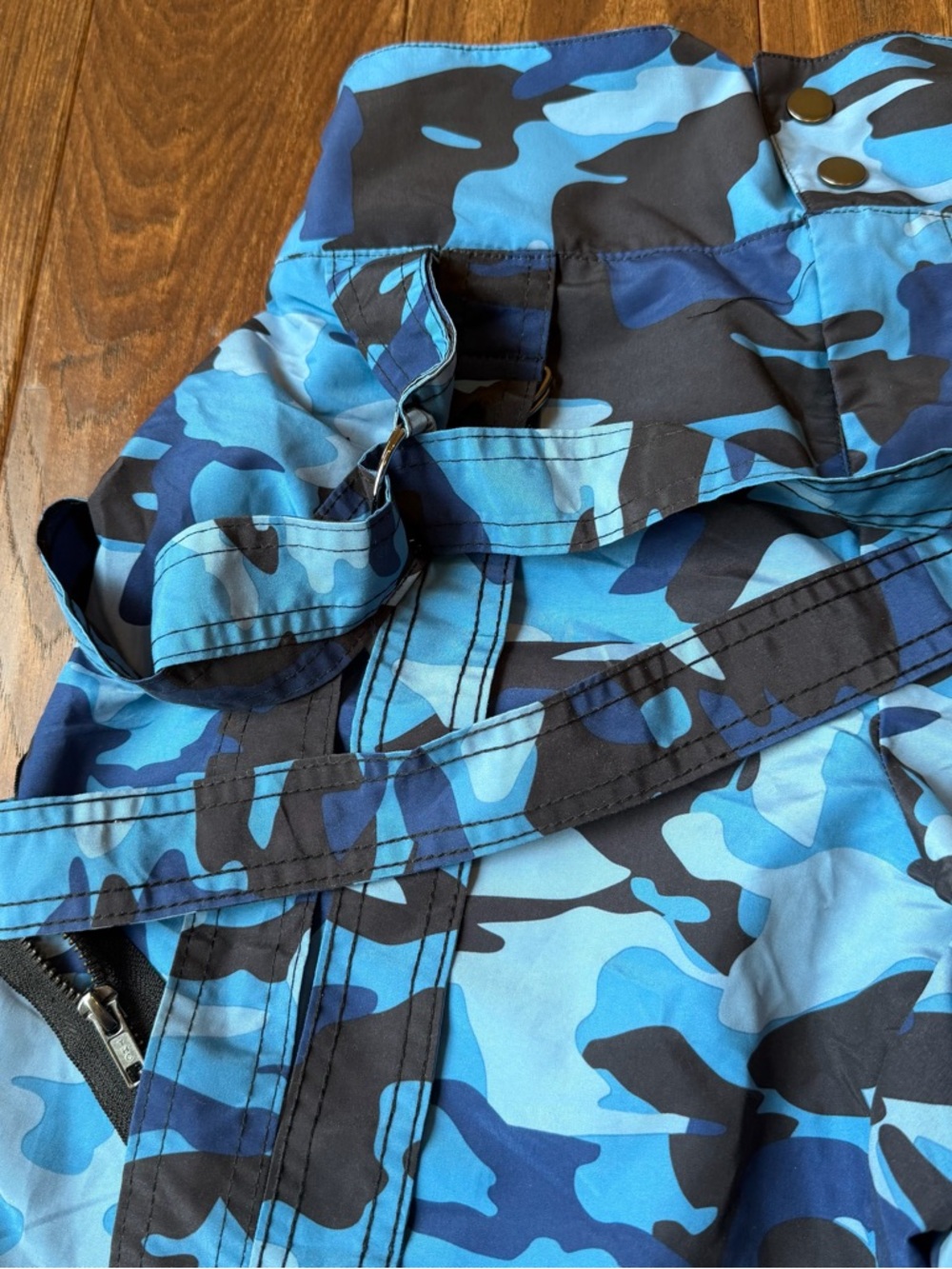 Balera Dance wear Blue Camo High-Waisted Utility Joggers - Picture 3 of 7